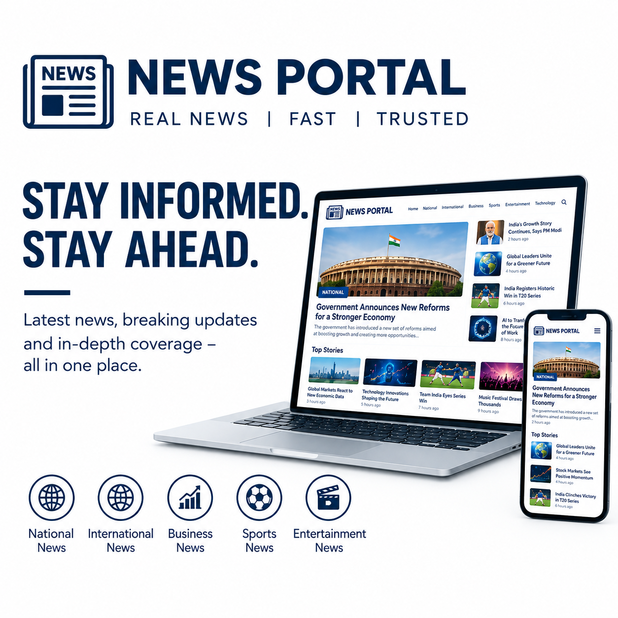News Portal – Single Domain Licensed Source Code