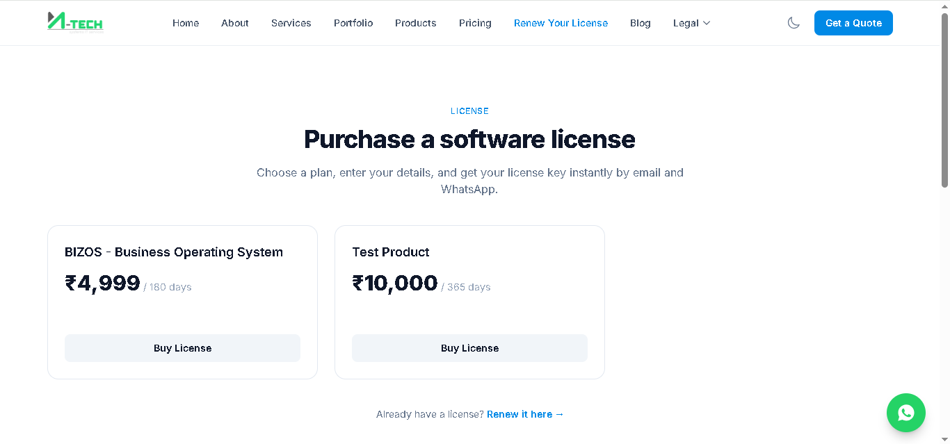 website